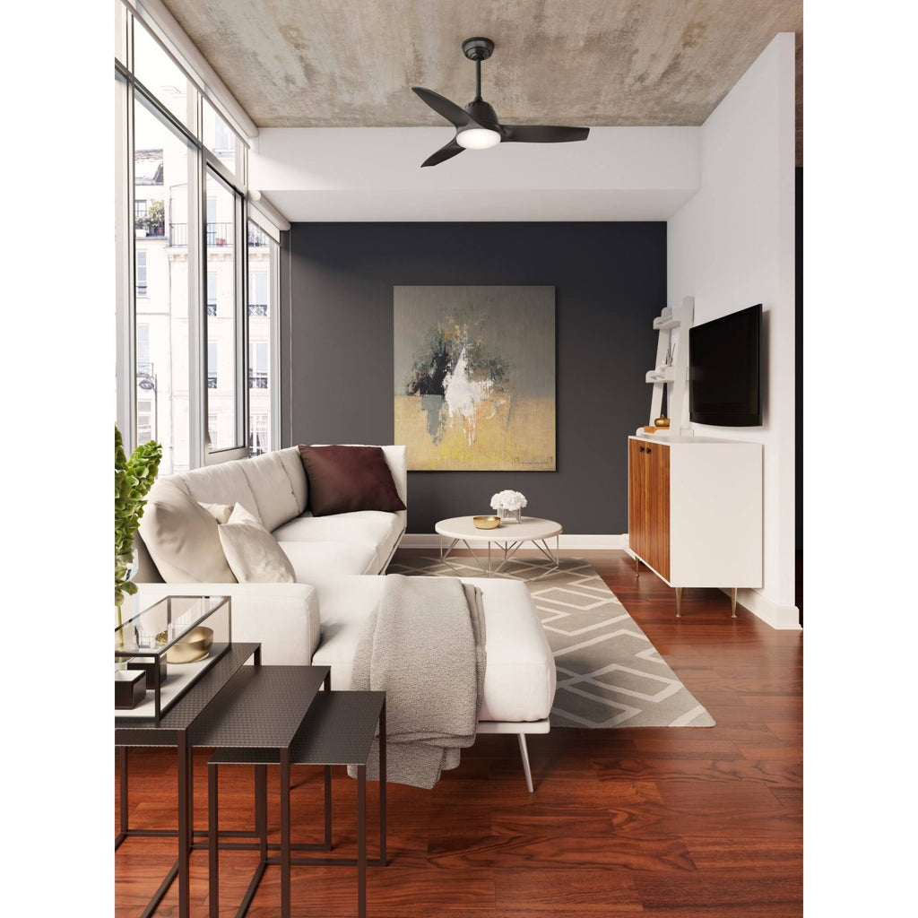 Fresh White LED Ceiling Fan H8668