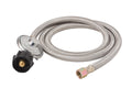5 ft Stainless Steel Propane Adapter Hose with Regulator A91944