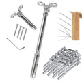 10Set Swageless Cable Railing Kit 1/8 Toggle Turnbuckle Hardware T316 Stainless Steel Z44469