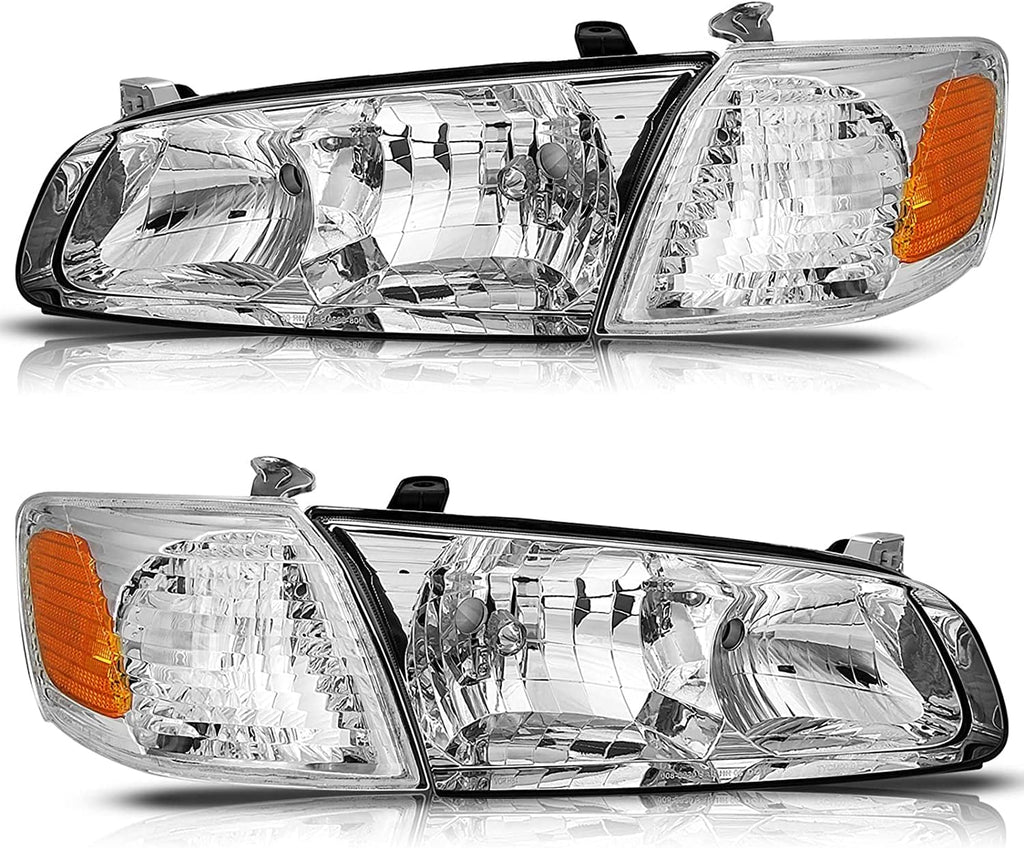 Headlight Assemblies with Amber Reflector Clear Lens I702