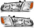 Headlight Assemblies with Amber Reflector Clear Lens I702
