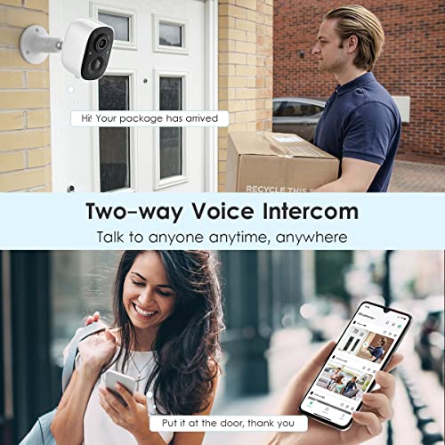 Wireless Outdoor Security Cameras 2K 2-Pack Q6723