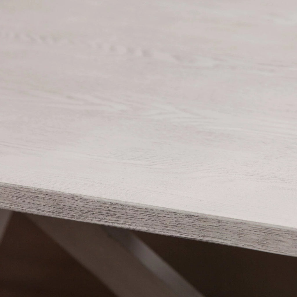 Farmhouse Dining Table in White G3809