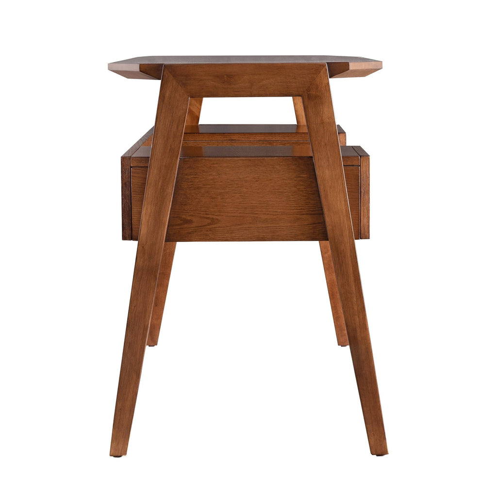 White Writing Desk with Storage L752746