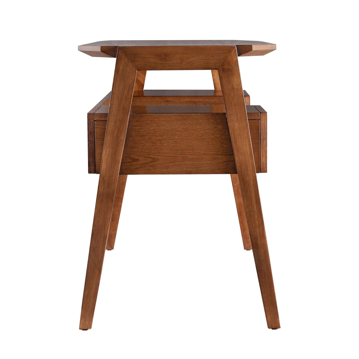 White Writing Desk with Storage L752746