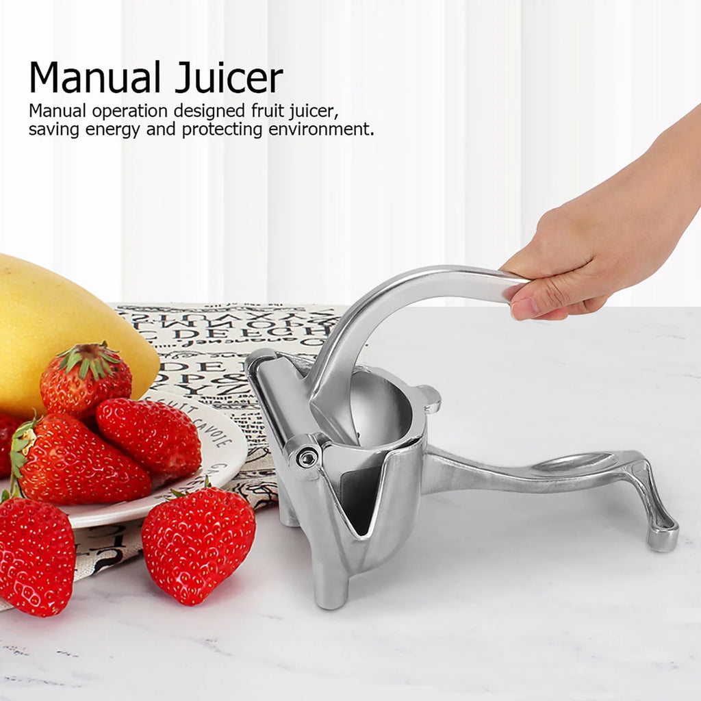 Manual Juicer Lemon Orange Squeezer Aluminum Portable W4355