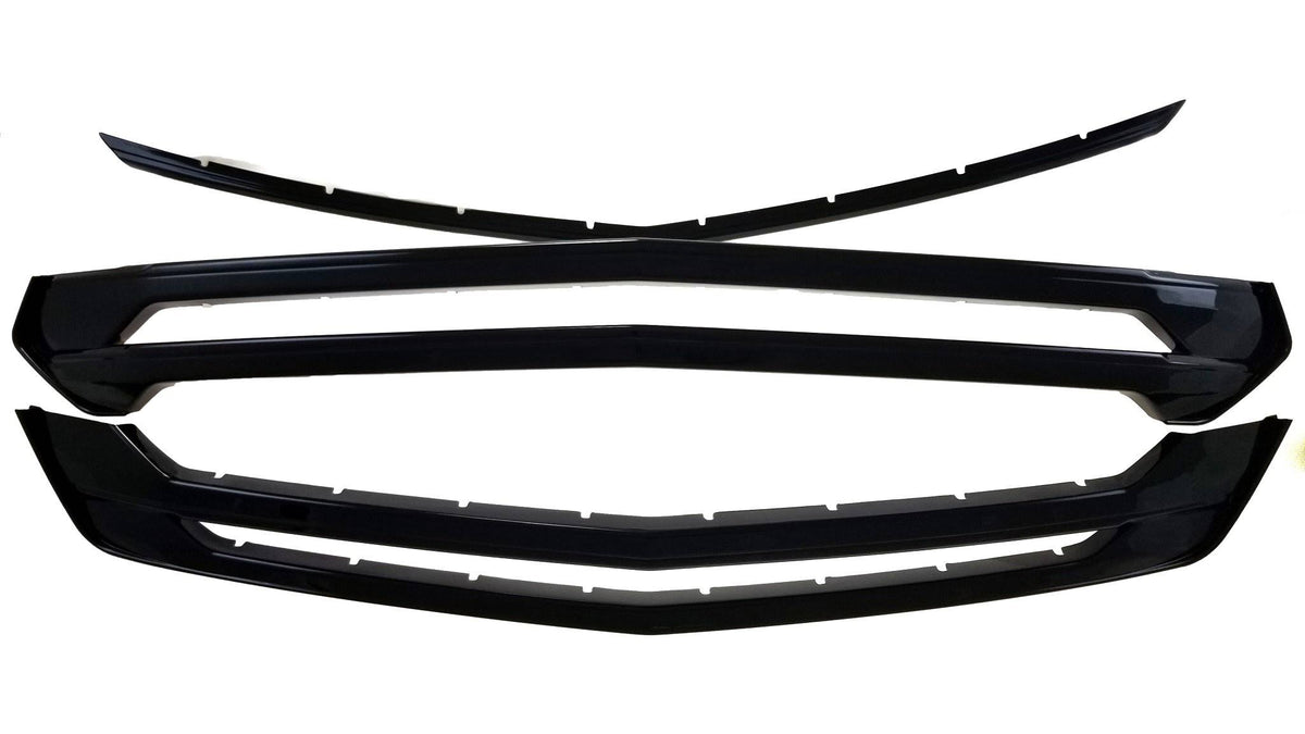 Gloss Black Overlay Grille 3-Piece K111