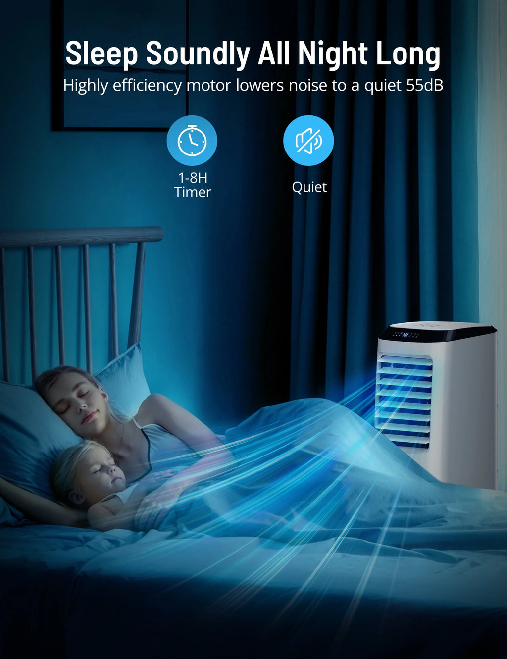 4-in-1 Evaporative Air Cooler with Remote J1647