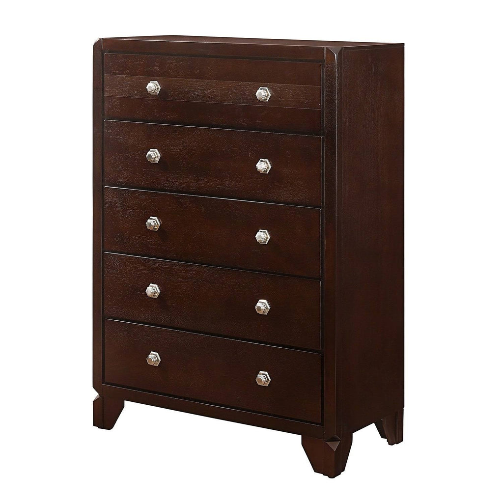 5 Drawer Chest with Metal Pulls W134987