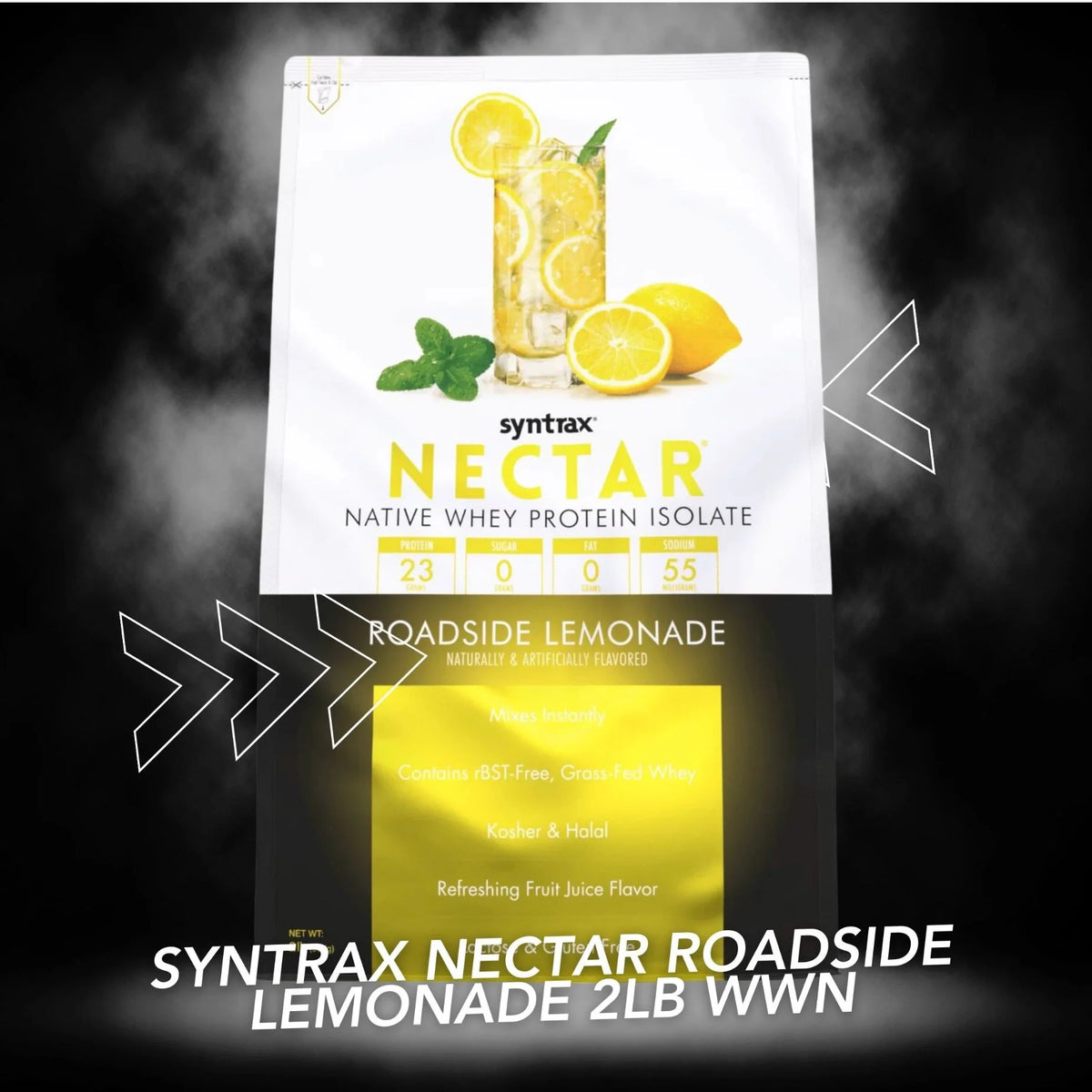 Whey Protein Isolate Powder Lemonade 2 lbs T332