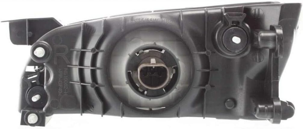 Headlight Assembly for Nissan Altima 1998 1999 Passenger Side Halogen Pack of 2 B37086