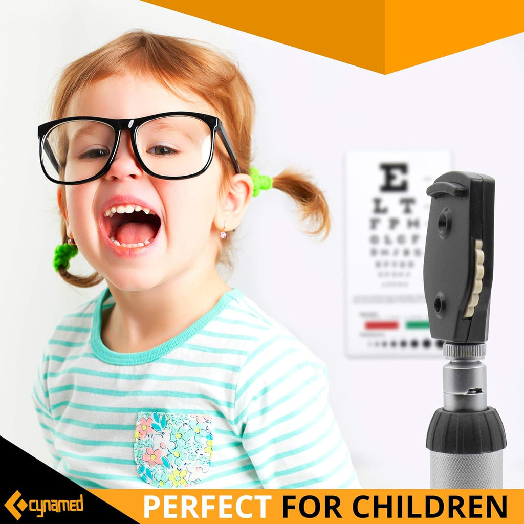 2-in-1 Ear Scope Set with Sight Chart, Replacement Tips, and Carry Case S4331