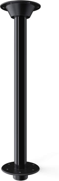 Recessed Mount Table Leg System for RV or Boat, Black w/ Aluminum Floor Base, 29", Pack of 2 L7117