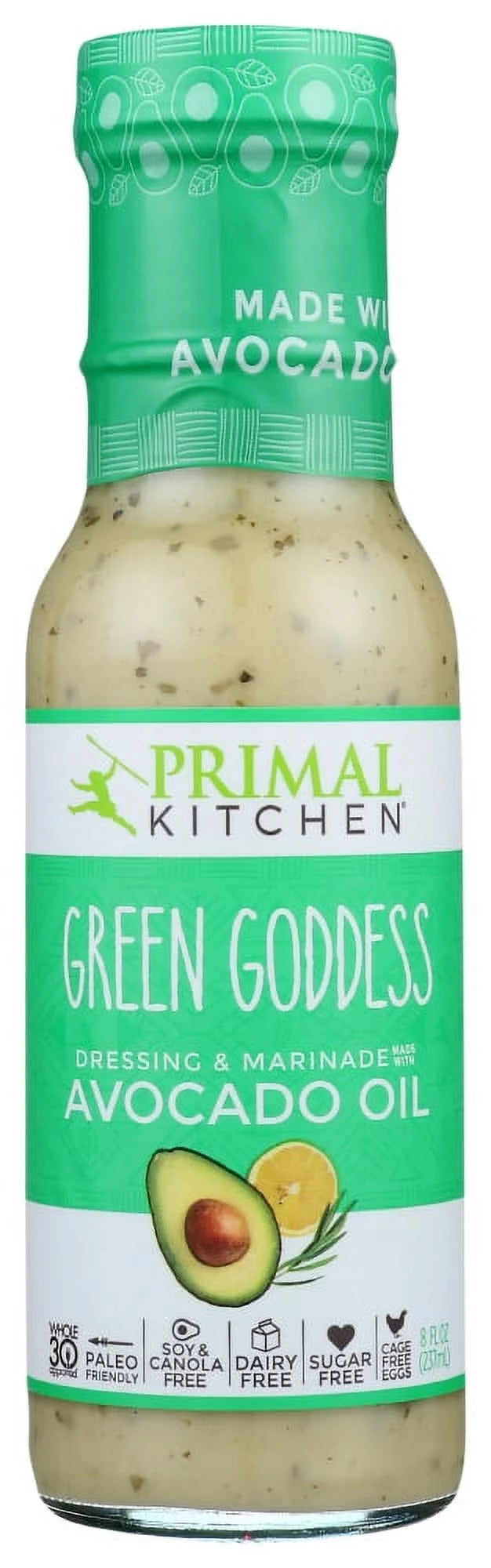 Green Goddess Dressing and Marinade with Avocado Oil, 8 Ounce A1892