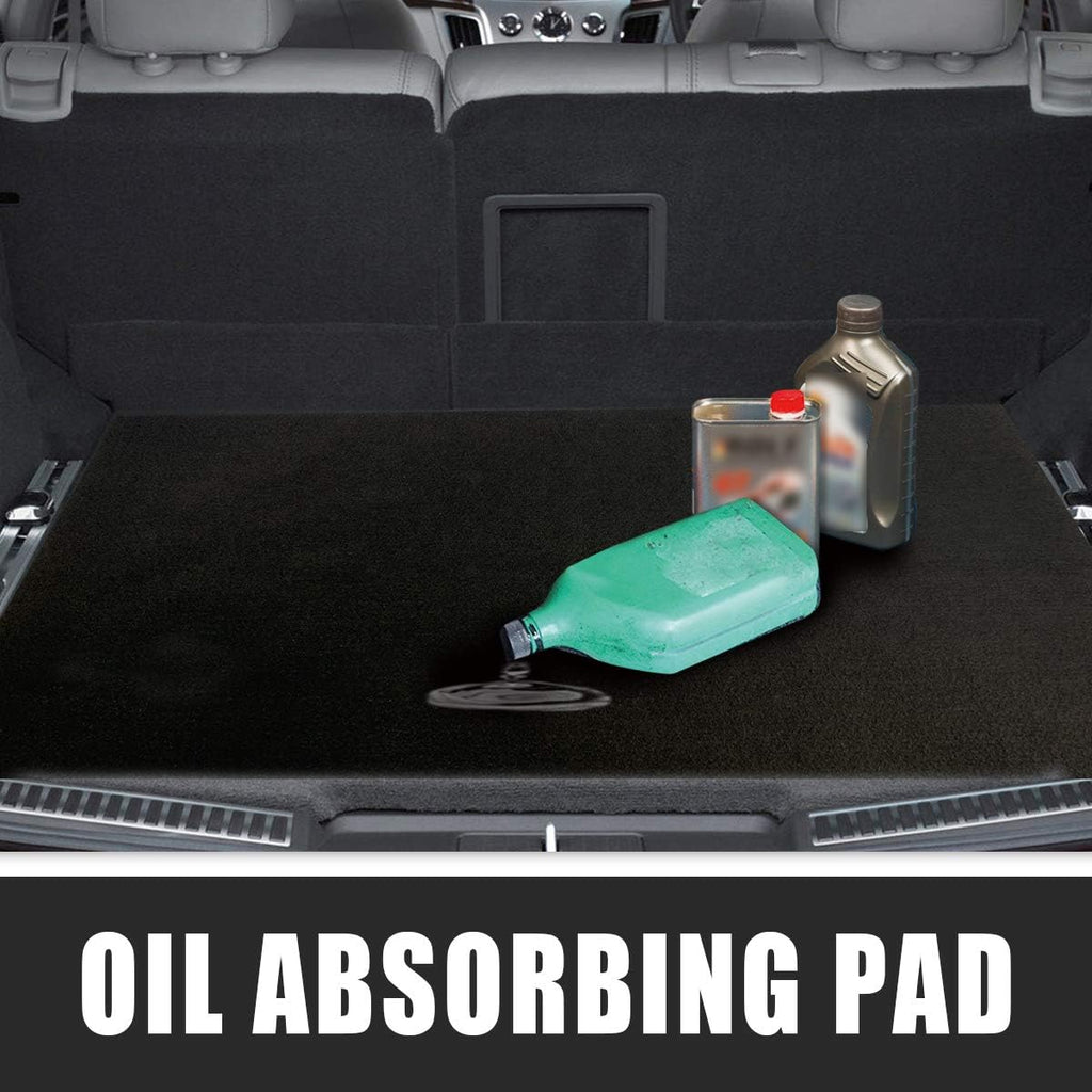 Absorbent Oil Mat Garage Floor Mat, Reusable, Washable, 7.4 ft x 20 ft L519078