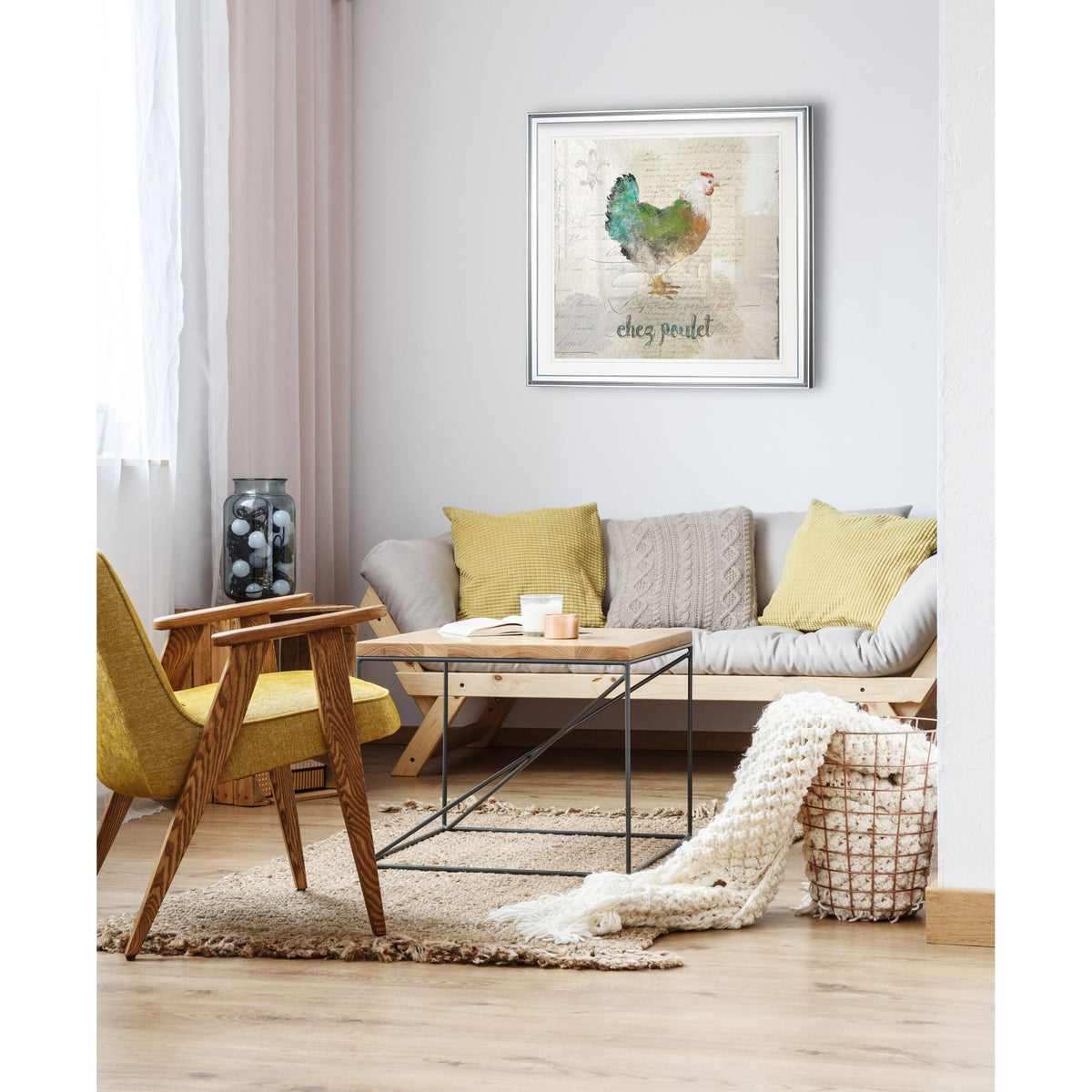 Framed Giclee Print 32 x 32 X8887