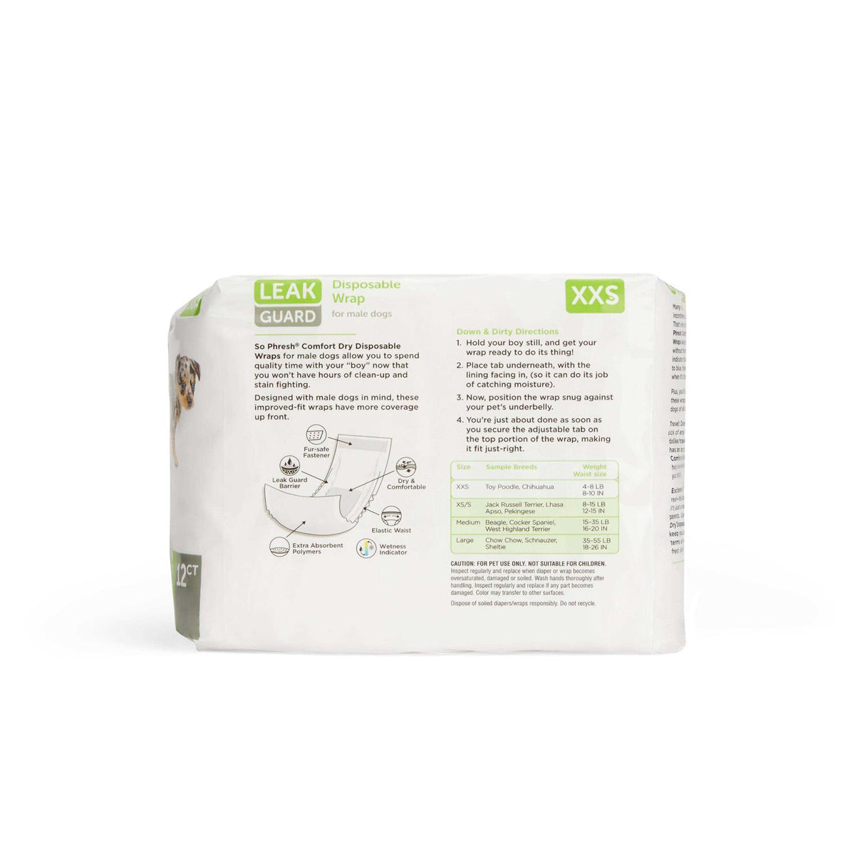 Disposable Wrap for Male Dogs V627