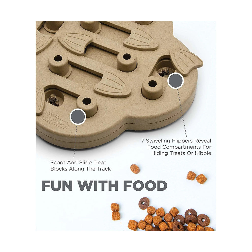 Tan Interactive Treat Puzzle Dog Toy H9535