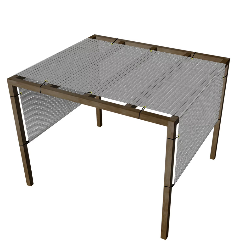 Light Grey Pergola Replacement Cover Canopy E657622