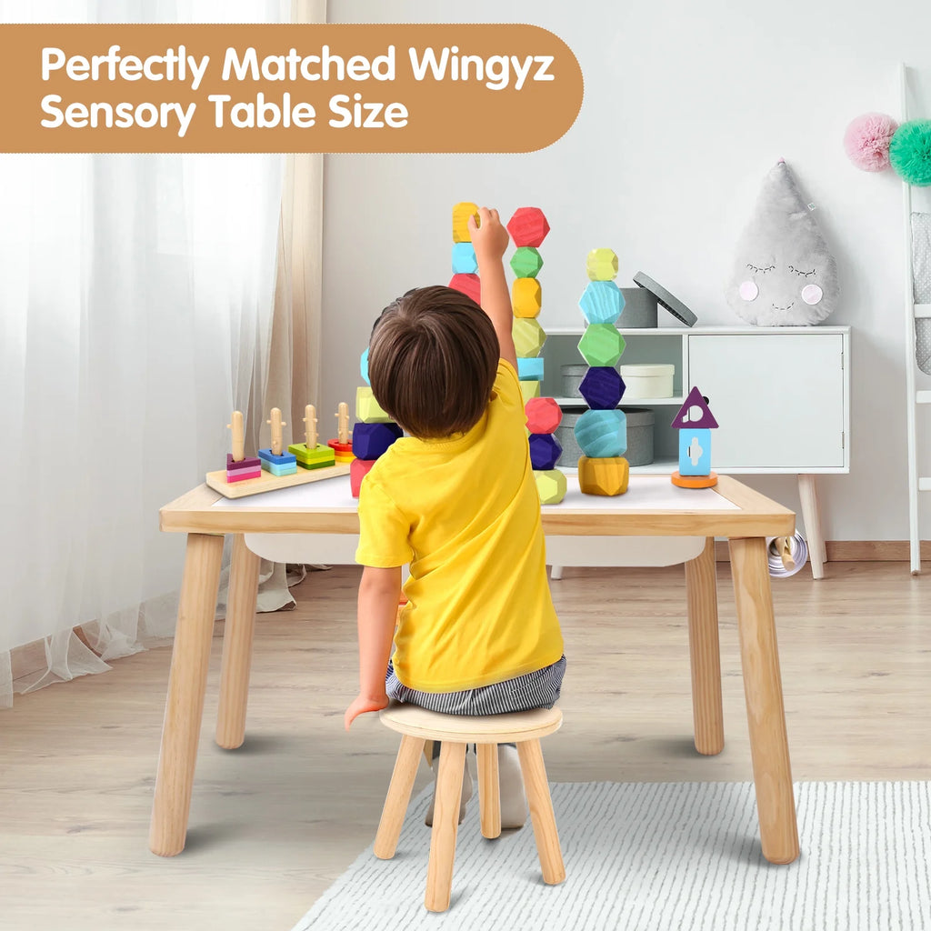 Solid Wood Kids Step Stools 2 Pack A1427