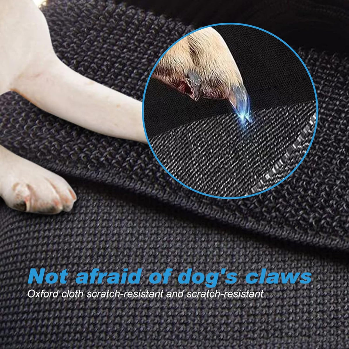 Large Foldable Waterproof Backseat Dog Car Seat Cover, Pack of 2 P392