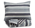 3-Piece Full Coverlet Set Gray/Cream C38936