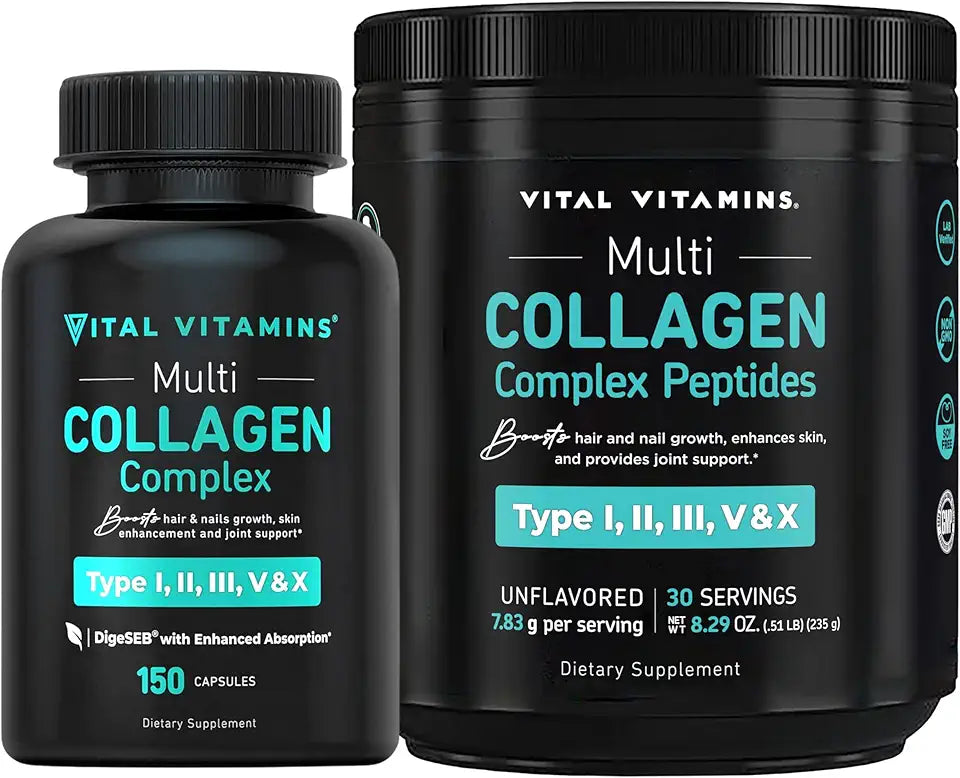 Multi Collagen Pills + Peptides Powder X20646