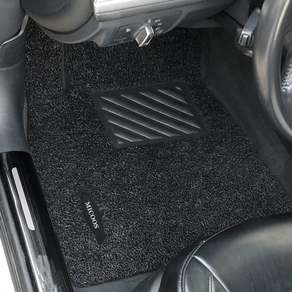 Black All Weather Heavy Duty Floor Mat Set I2698