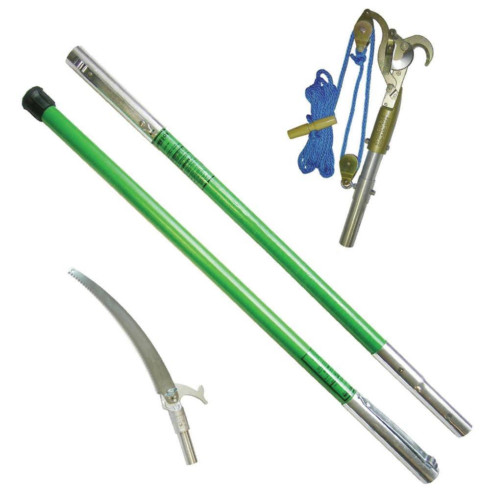 Landscape Double Pulley Pruner and Pole Saw Package J365