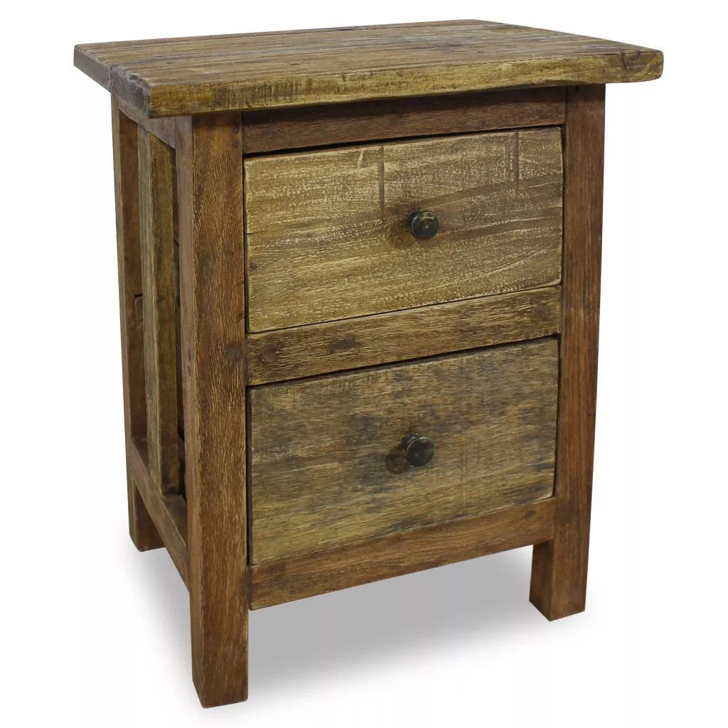 Solid Reclaimed Wood Nightstand Q896117