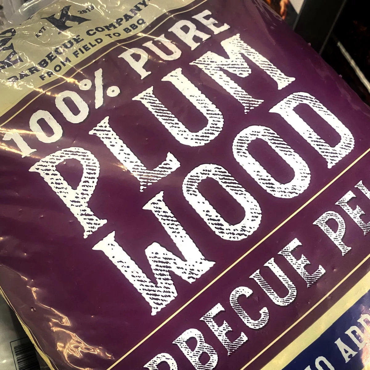 Plum Wood BBQ Cooking Pellets 20 lb Bag N873704