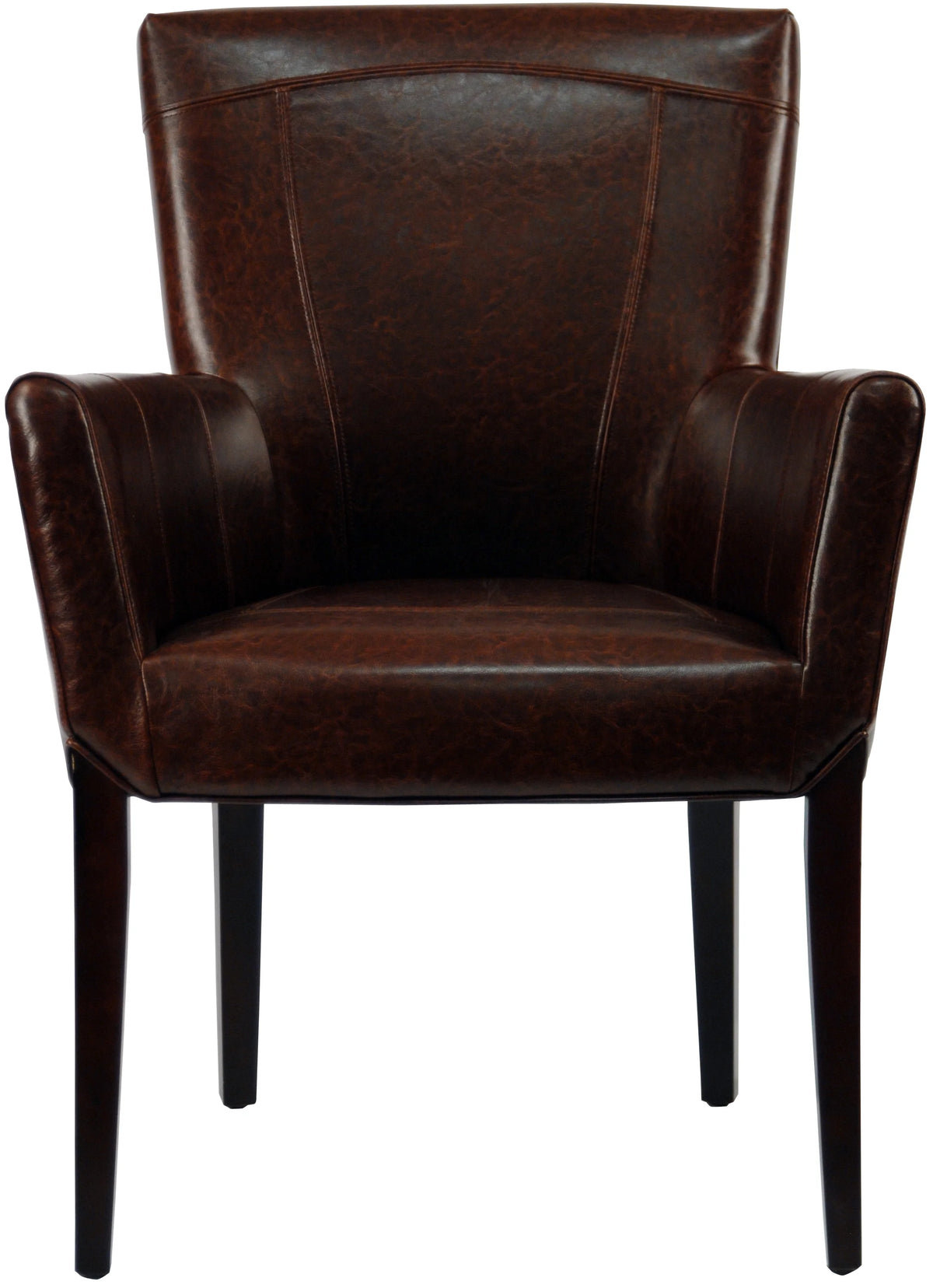 Brown Leather Arm Chair O9752