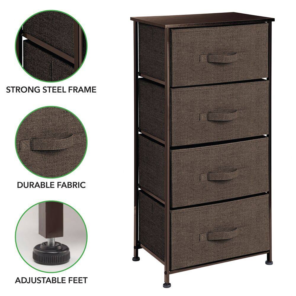 Espresso Vertical Dresser with 4 Drawers X884171