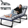 Camping Cot with Mattress and Pillow P7392