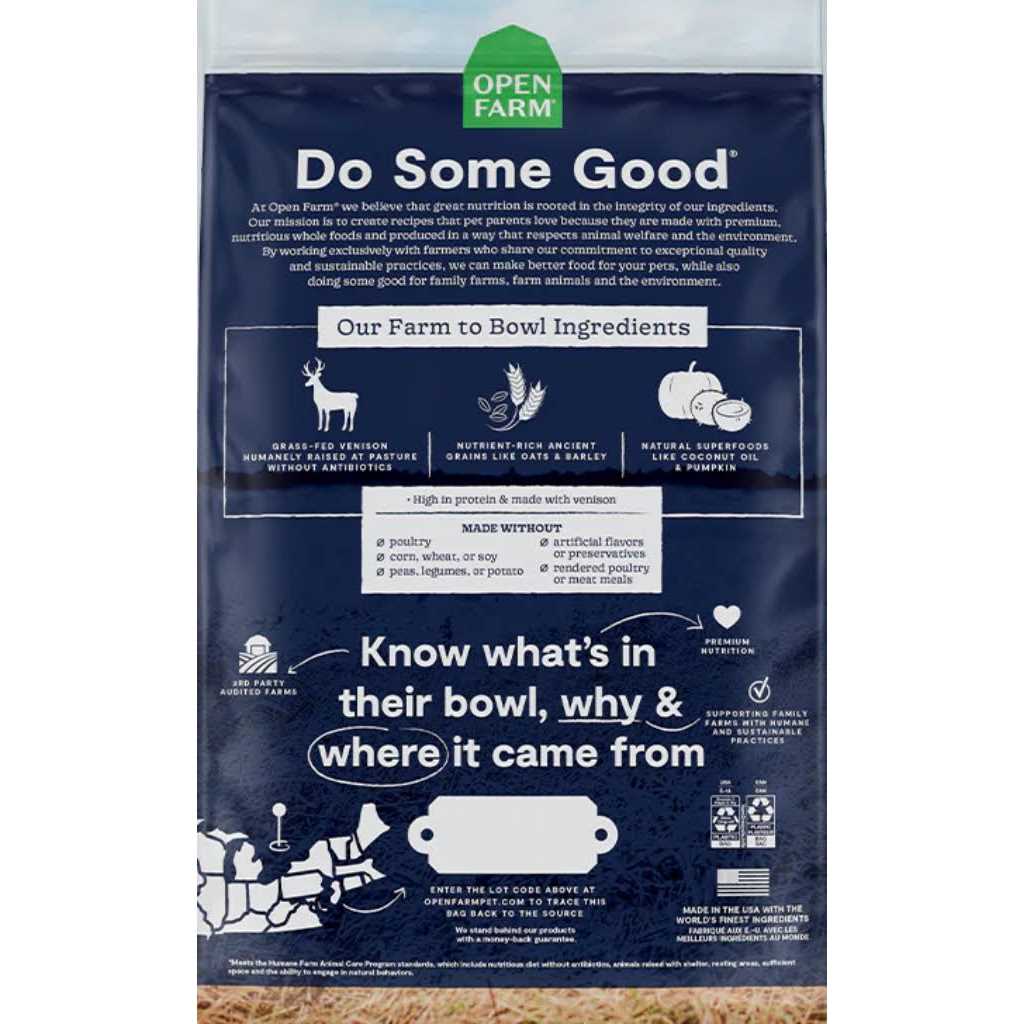 Venison Ancient Grains Dry Dog Food K65090