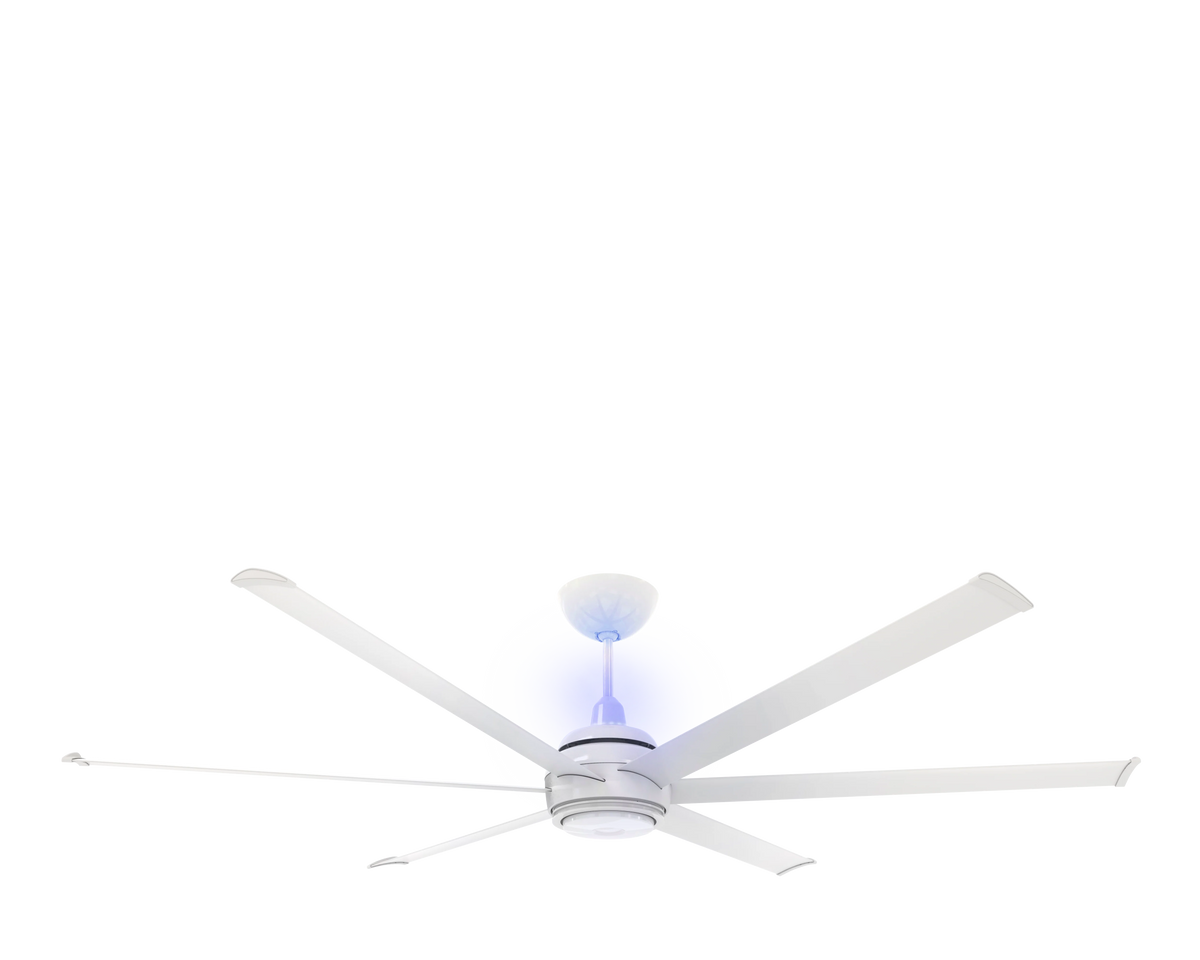 White 84 Ceiling Fan C7160