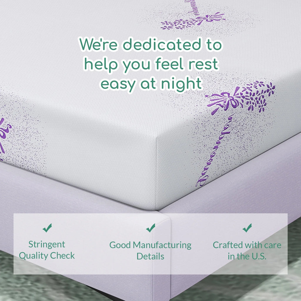 6 inch Gel Memory Foam Twin Mattress P6072