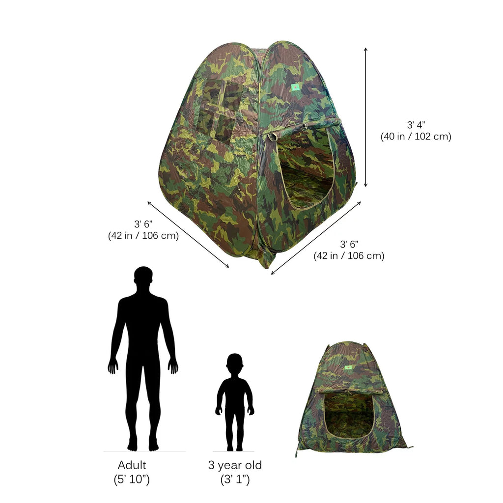 Kids Pop Up Tent Camouflage Playhouse R724