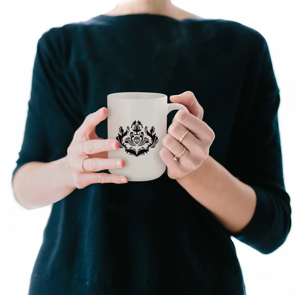 White Ceramic 15oz Mug K949
