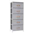 5 Drawer Fabric Dresser E437262
