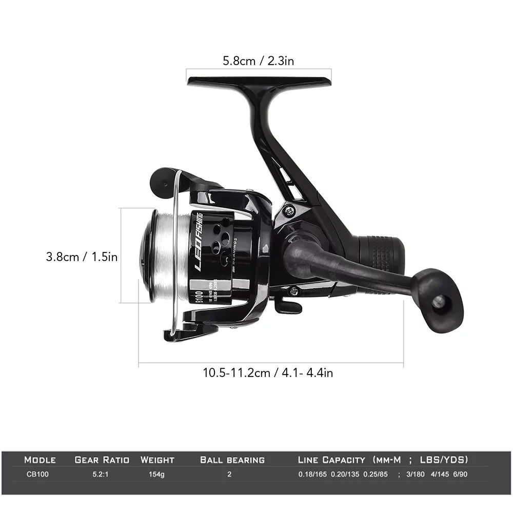 Fishing Rod Reel Combo Full Kit U3134