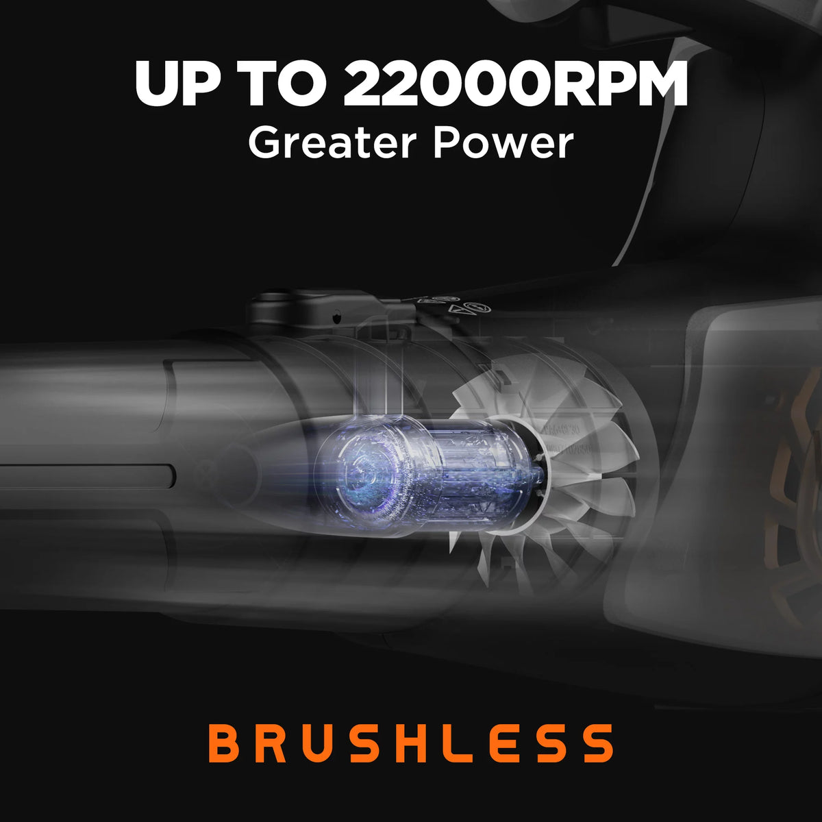 2x20V 560CFM Brushless Electric Leaf Blower with 4.0Ah Battery Y561080