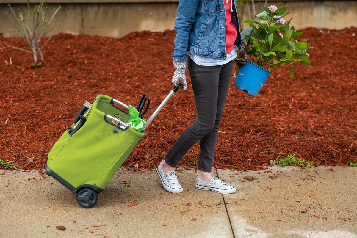 Soft-Sided Folding Cart 50 lbs. Capacity with 4 Flat-Free Wheels B56607