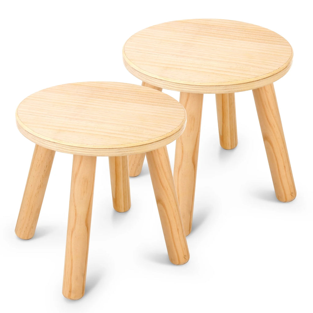 Solid Wood Kids Step Stools 2 Pack A1427
