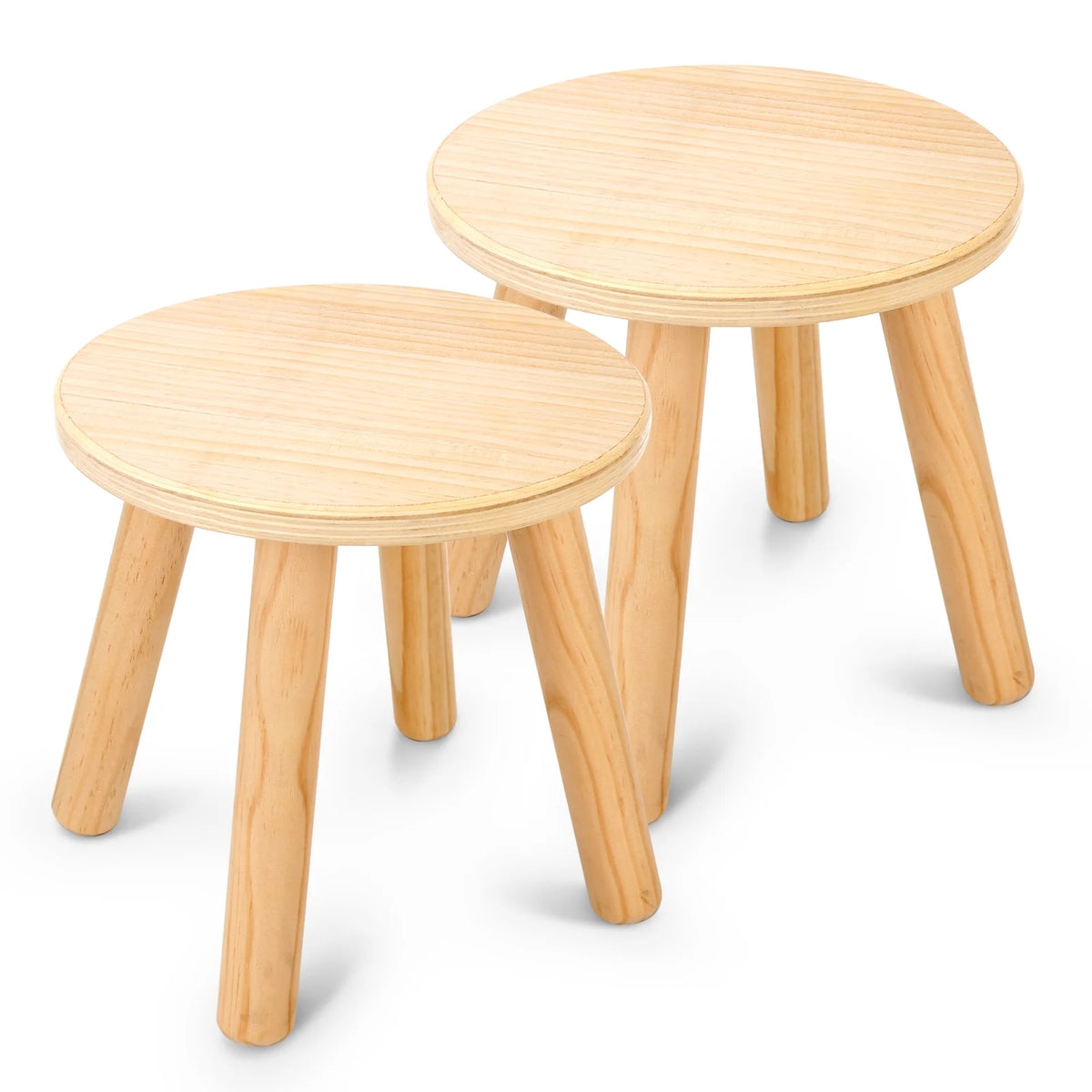 Solid Wood Kids Step Stools 2 Pack A1427