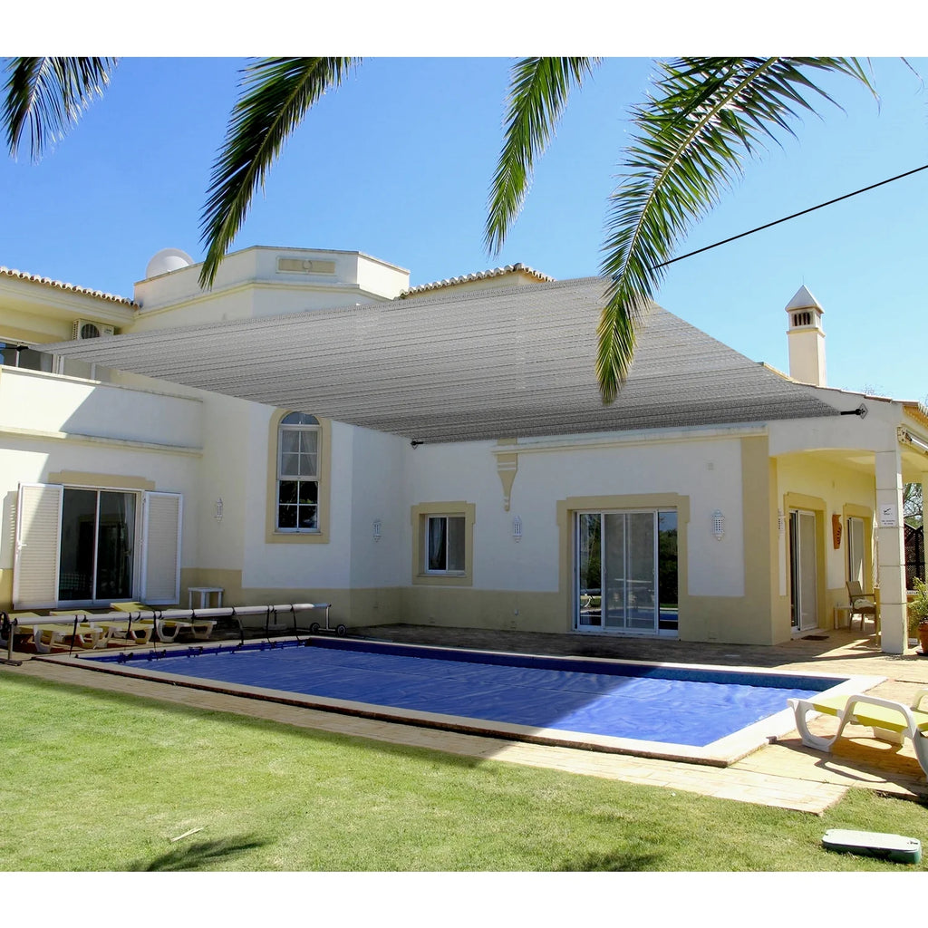Light Grey Pergola Replacement Cover Canopy E657622