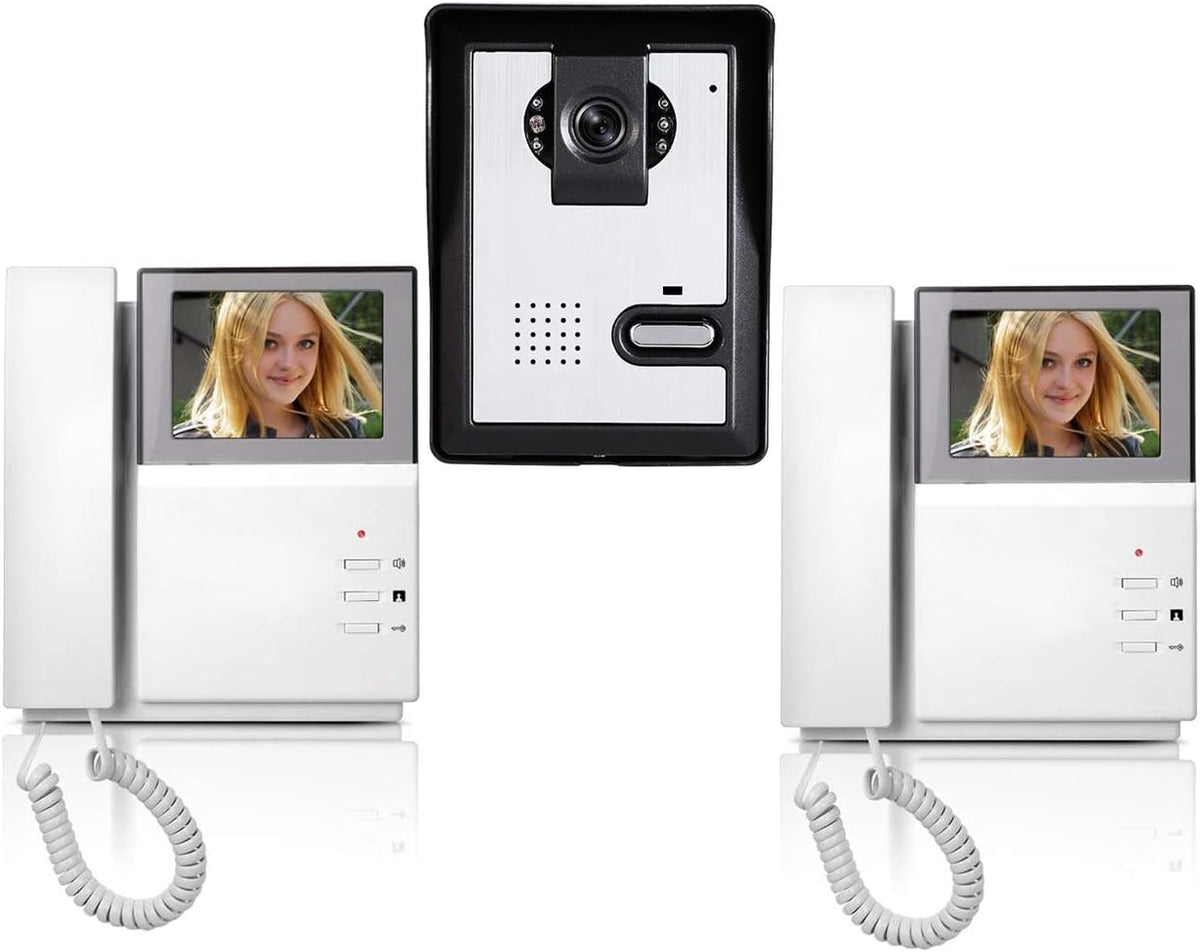 4.3 Inches Wired Video Door Phone System with LCD Monitor and IR Night Vision Camera S437635