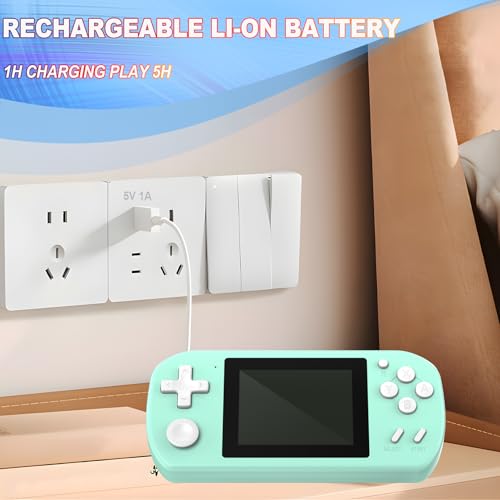 Handheld Games with 218 Retro Video Game 3.0'' Color Screen Rechargeable I44237