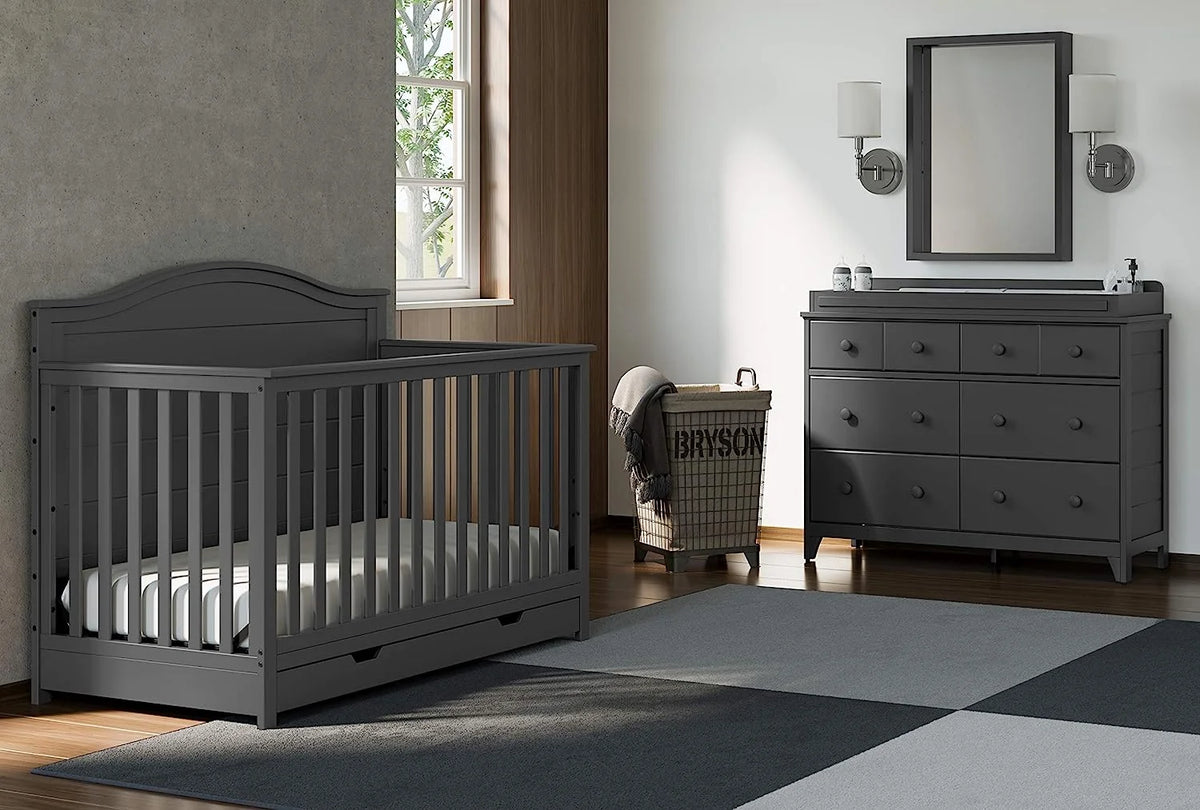 Gray 6-Drawer Dresser C7972
