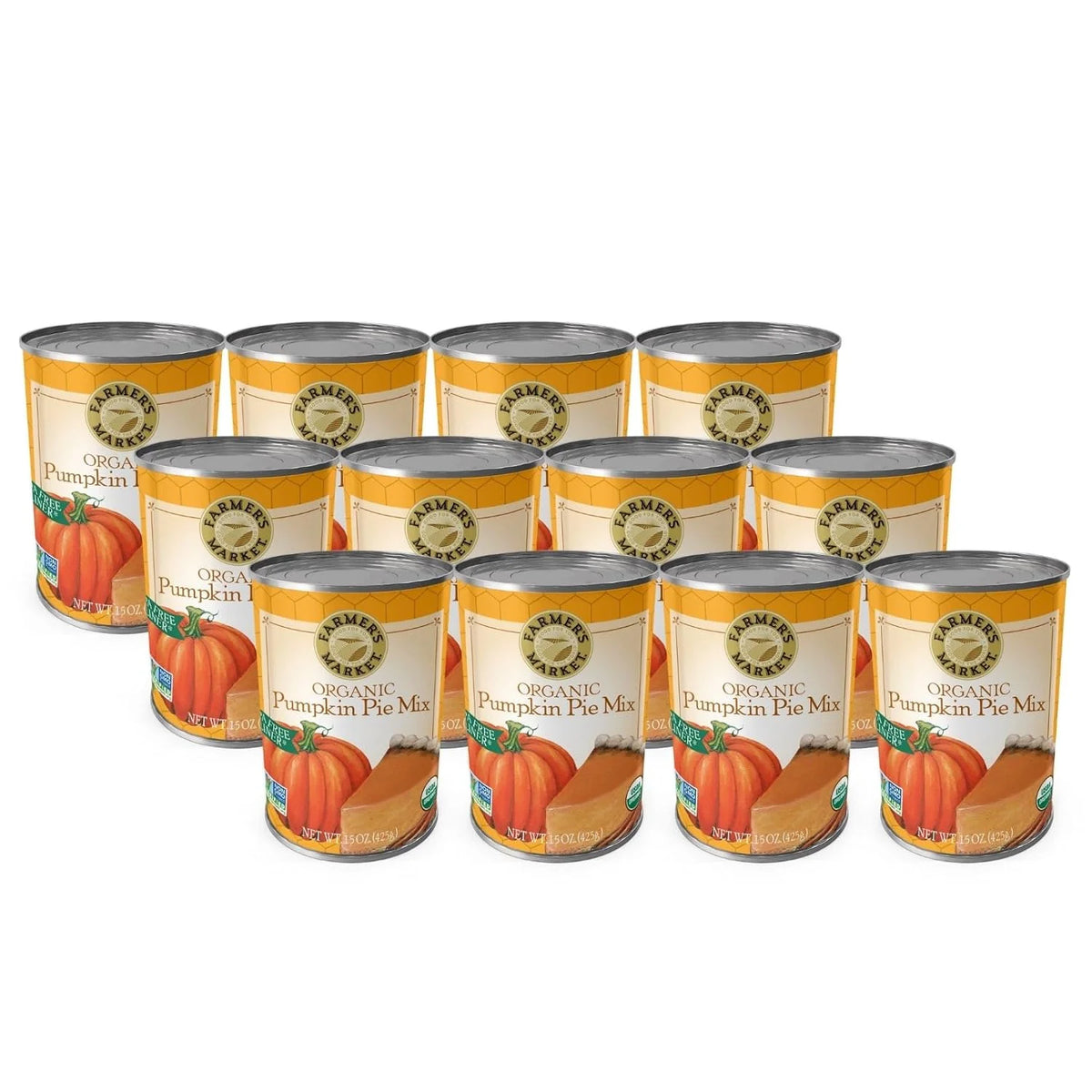 Organic Canned Pumpkin Pie Mix 15-Ounce Cans Pack Of 12 L694